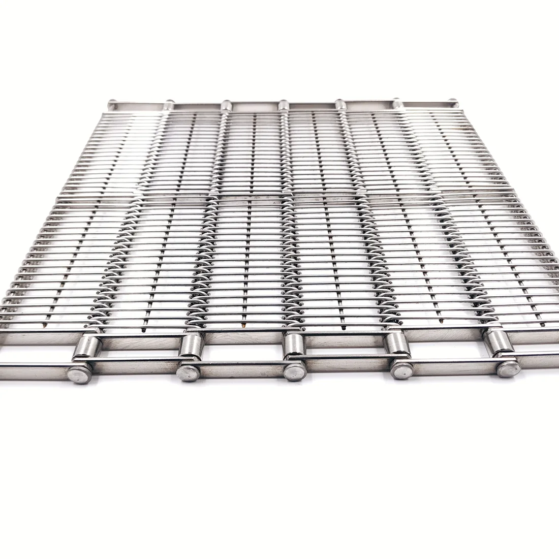 Eye Link Belt stainless steel product close-up