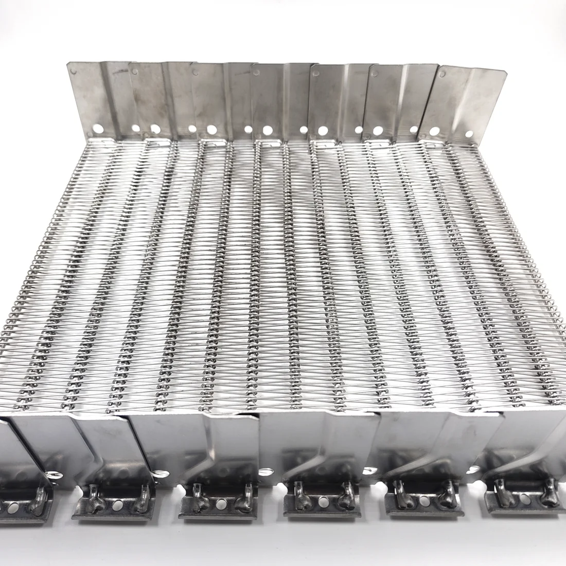 Self-Stacking Belt stainless steel product close-up