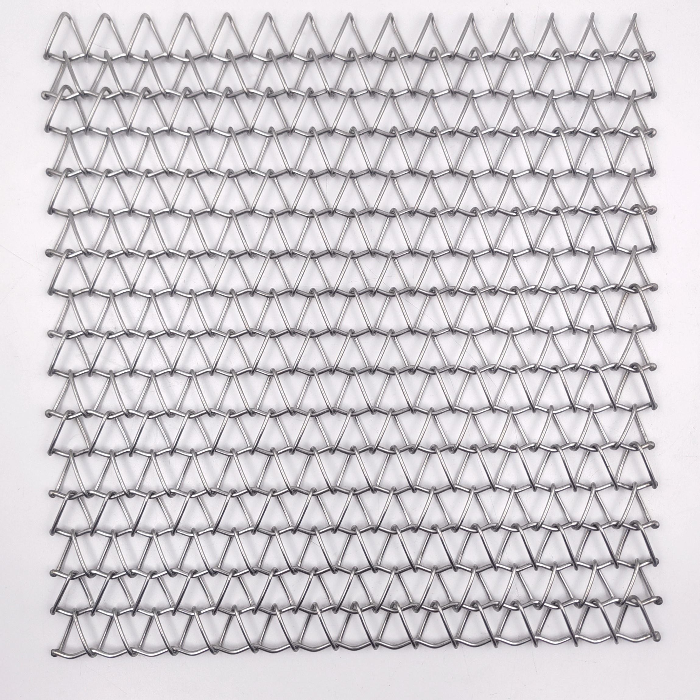 Balanced weave belt single spiral reference surface