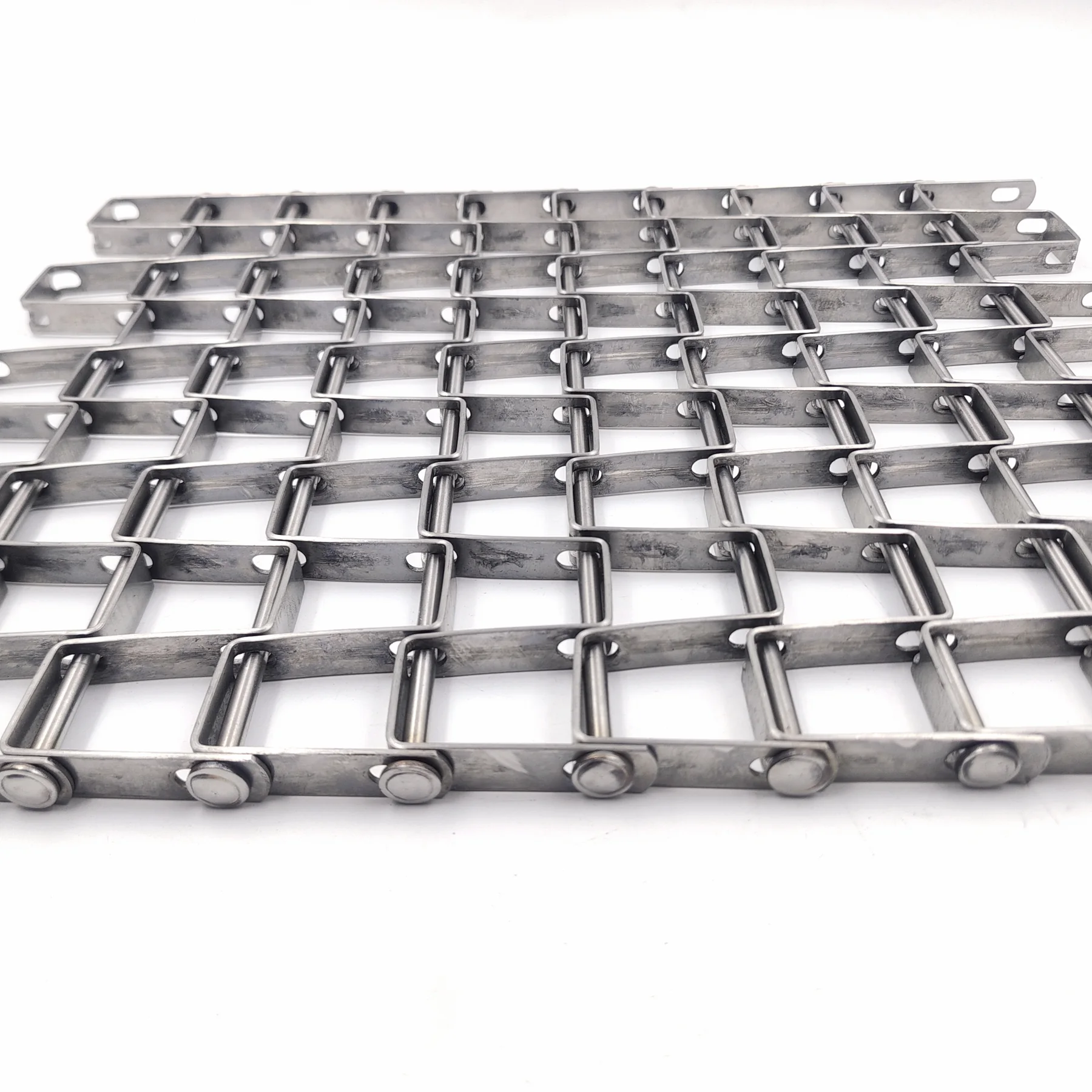 Flat wire honeycomb conveyor belt product overview for baking oven and food processing