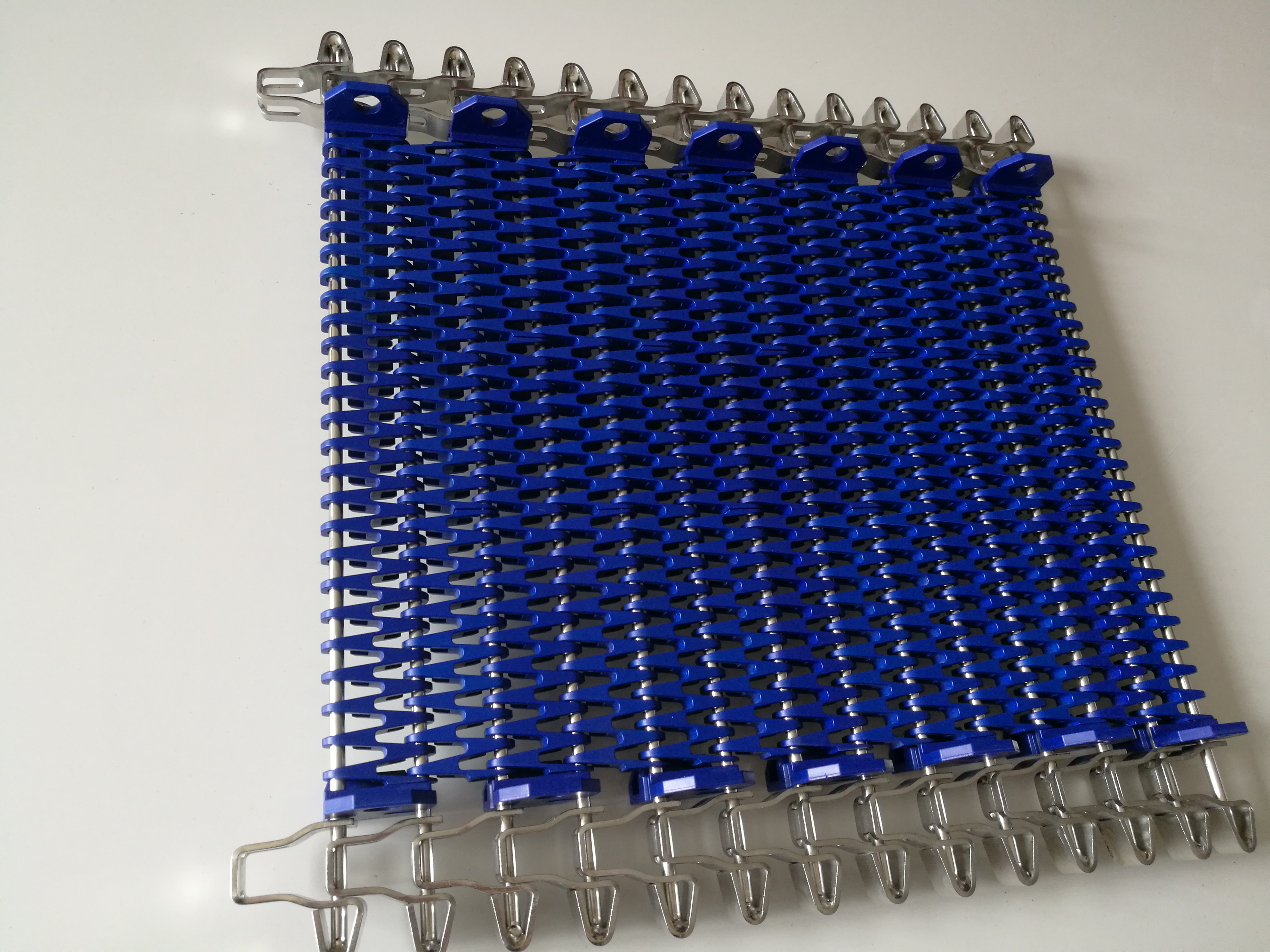 Plastic modular belt full product view for specification review