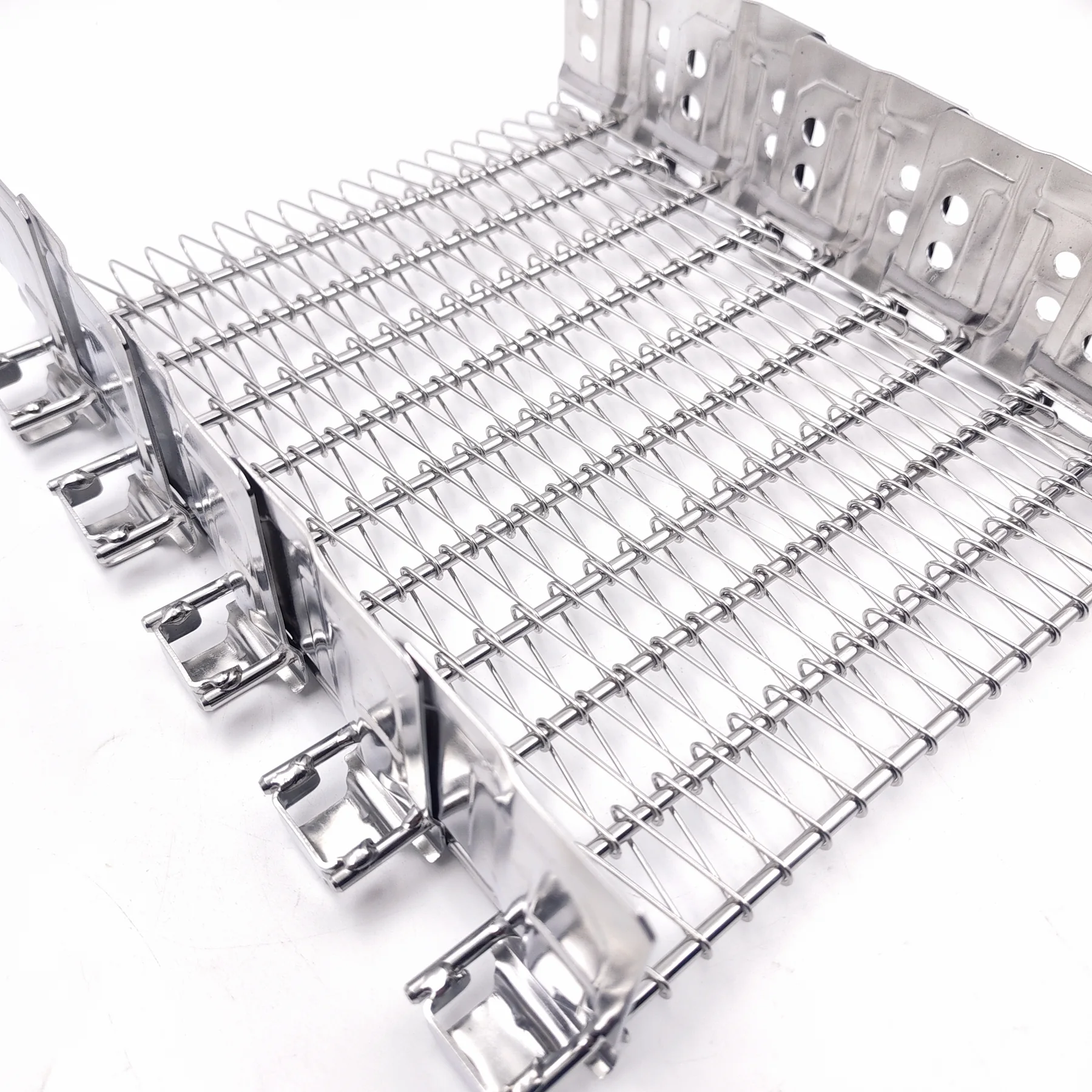Self-stacker belt stacking plate side view