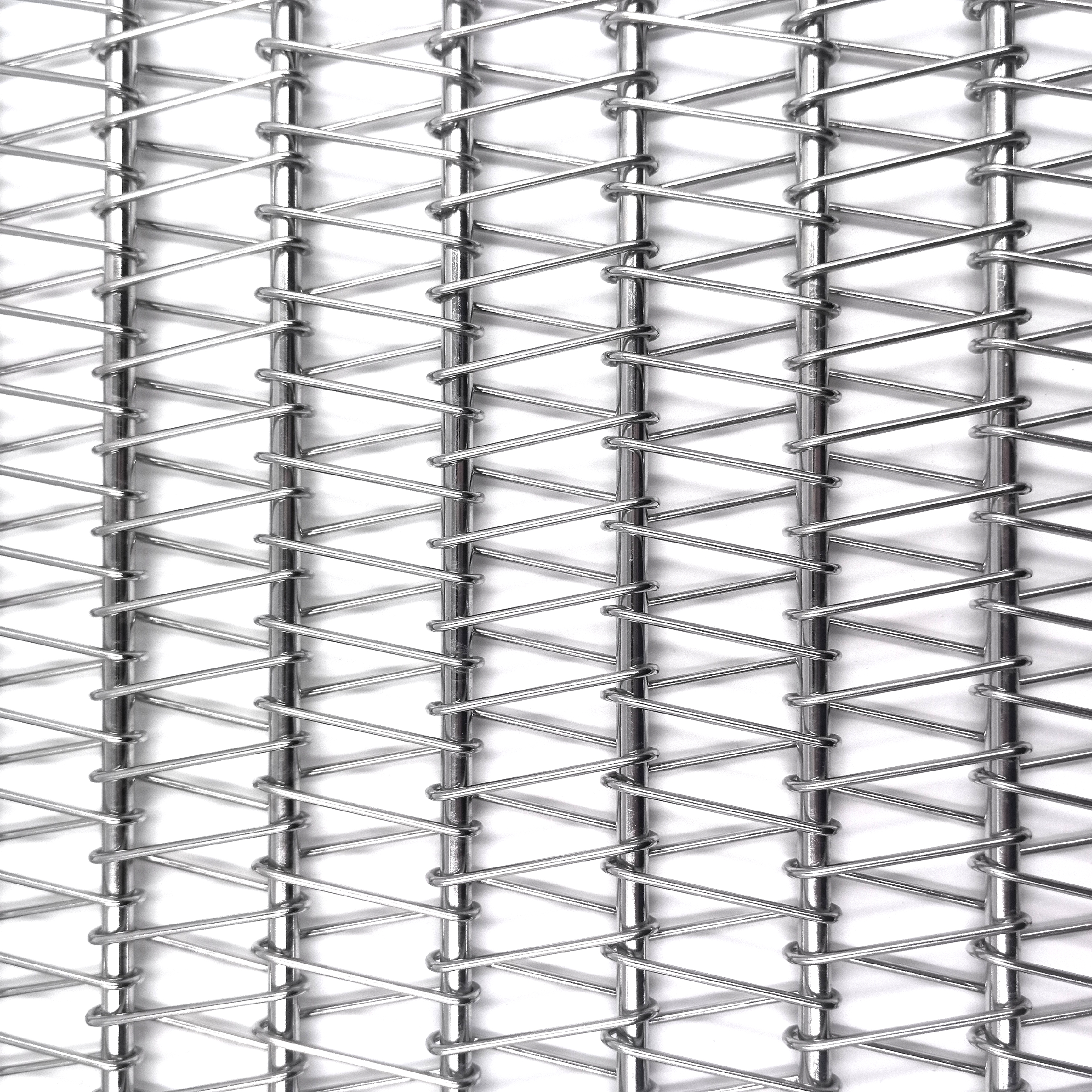 Dry spiral freezer belt before packing